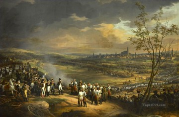 Reddición de la ville Ulm le 20 de octubre de 1805 Guerra militar de Charles Thevenin Pinturas al óleo
